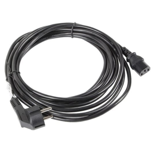 Cable alimentación Lanberg CA-C13C-11CC-0100-BK 10m C13 acoplador CEE7/7 negro