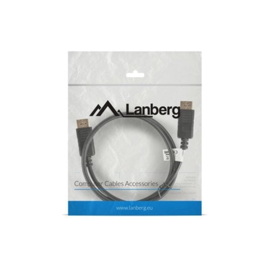 Cavo Lanberg CA-DPDP-10CC-0010-BK 1 m DisplayPort Maschio a Maschio 3840x2160px