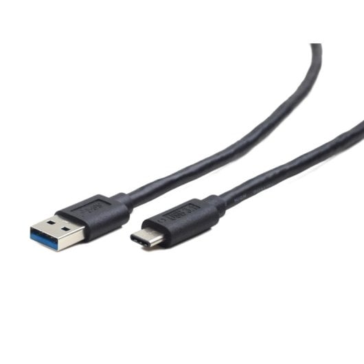 Cable USB Gembird CCP-USB3-AMCM-6 1,8m USB-C a USB-A Supervelocidad 3A Contactos Oro Negro