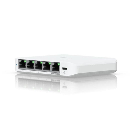 Switch Ubiquiti UniFi Flex Mini 2.5G 5 Porte Gestito PoE USB-C Desktop