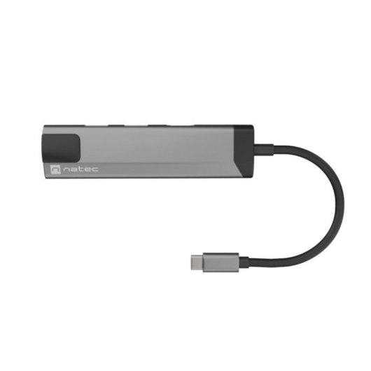 Hub USB NATEC Fowler Go USB 3.2 Gen 1 Type-C 100W Ethernet RJ-45 Hub USB NATEC Fowler Go USB 3.2 Gen 1 Type-C 100W Ethernet RJ-45