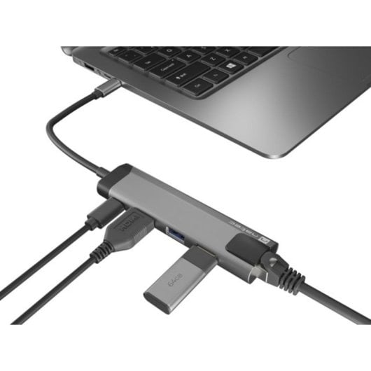 Hub USB NATEC Fowler Go USB 3.2 Gen 1 Type-C 100W Ethernet RJ-45 Hub USB NATEC Fowler Go USB 3.2 Gen 1 Type-C 100W Ethernet RJ-45