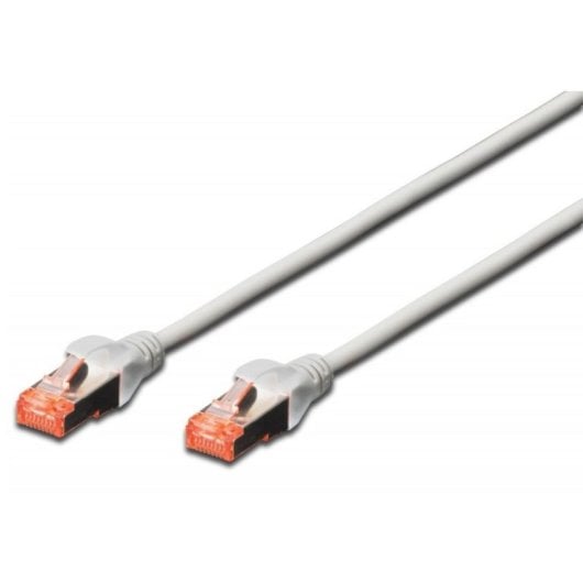 Cable de red Ewent IM1072 Cat6 2m S/FTP RJ-45 Gris contactos chapados en oro