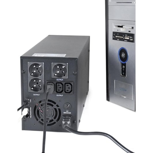 Sai Gembird 3000VA Blei-Säure 7Ah LCD USB AVR Überspannungsschutz Sai Gembird 3000VA Blei-Säure 7Ah LCD USB AVR Überspannungsschutz