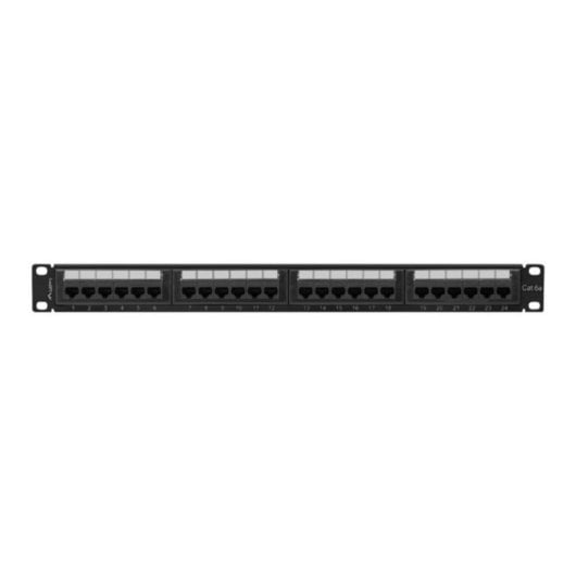 Lanberg PPUA-1024-B Patch Panel Cat6a U/UTP Nero ABS Metallo 1U Lanberg PPUA-1024-B Patch Panel Cat6a U/UTP Nero ABS Metallo 1U