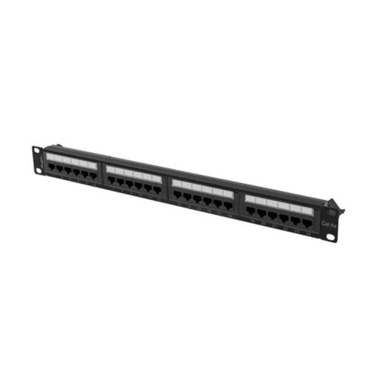 Lanberg PPUA-1024-B Patch Panel Cat6a U/UTP Nero ABS Metallo 1U Lanberg PPUA-1024-B Patch Panel Cat6a U/UTP Nero ABS Metallo 1U