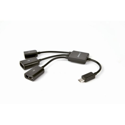 Hub USB Gembird 2 puertos USB 2.0 Micro-B modelo UHB-OTG-02 Conexión OTG y alimentación adicional