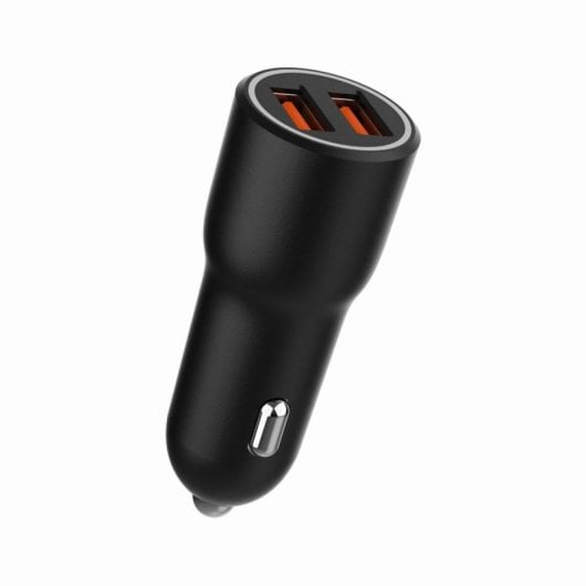 Chargeur rapide Gembird TA-UC-A2QC36-CAR-01 USB QC 3.0 36W pour voiture à 2 ports