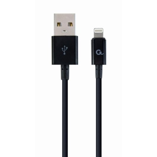 Kabelxpert CC-USB2P-AMLM-2M Lightning USB A 2 m Schwarz Kabelxpert CC-USB2P-AMLM-2M Lightning USB A 2 m Schwarz