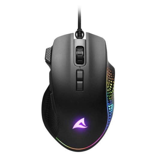 Maus Sharkoon SHARK Force 3 kabelgebunden 12800 DPI RGB 8 Tasten