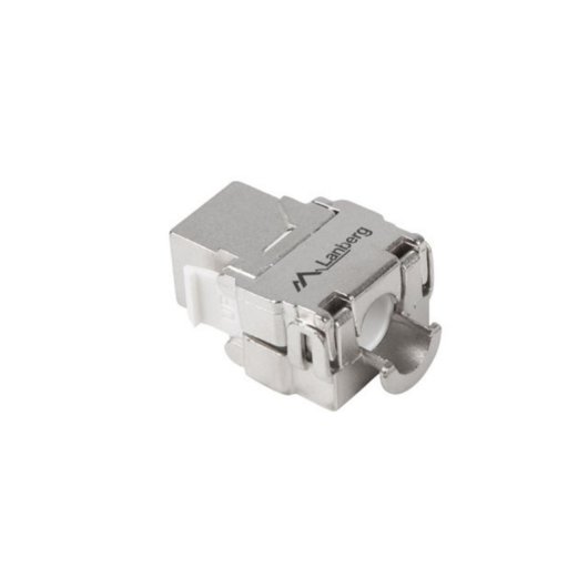 Keystone Lanberg KSFA-2000 RJ-45 Hembra Cat6a Plano Plata 22/26AWG