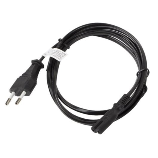 Cable de alimentación Lanberg CA-C7CA-10CC-0030-BK 3m C7 acoplador CEE7/16 negro