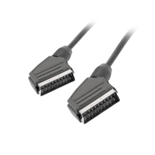 Cavo Lanberg CA-EUEU-10CC-0018-BK SCART 21-pin Maschio-Maschio 1,8 m NeroCavo Lanberg CA-EUEU-10CC-0018-BK SCART 21-pin Maschio-Maschio 1,8 m Nero