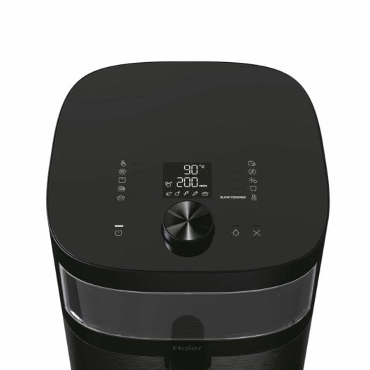 Freidora de aire Haier HAF5TWA 011 6.5L 2000W 9 en 1 con ventana y control giratorio