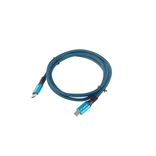 Cabo Lanberg CA-CMCM-45CU-0012-BK 0,12m USB C USB C USB4 Gen 2x2 Preto Azul