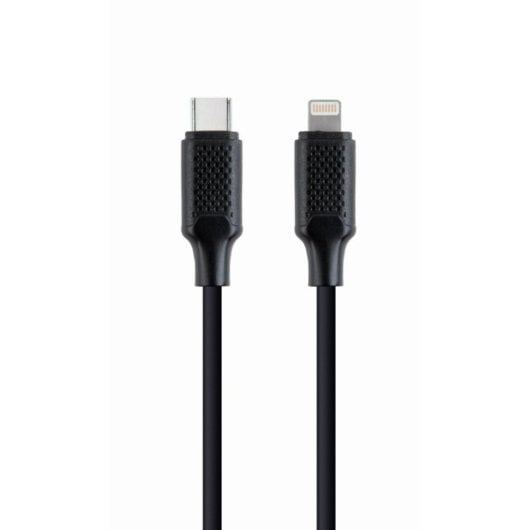 Cable de datos y carga Gembird CC-USB2-CM8PM-1.5M 1,5m Lightning USB C 2,1A Negro