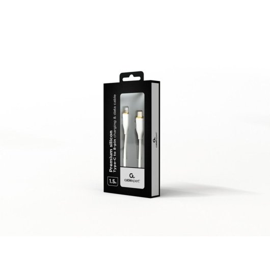 Cabo USB Type-C Gembird GMB Audio CC-USB2S-CM8PM-1.5M-W 1,5m Branco
