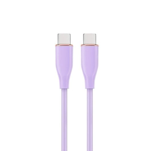 Cable USB-C Gembird CC-USB2S-CMCM-1.5M-P 1.5m 60W 480Mbps Púrpura