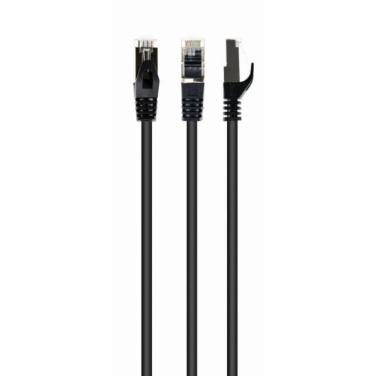 Cable de red Gembird PP6A-LSZHCU-BK-1.5M 1,5m Cat6a RJ-45 Foil Blindado LSZH Oro Negro