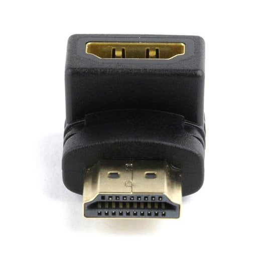 Gembird A-HDMI90-FML Connecteur HDMI Femelle à Mâle 90° Droit - Noir