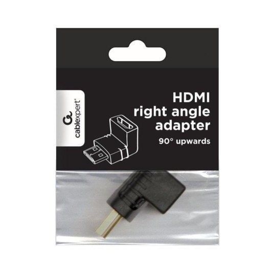 HDMI-Adapter Gembird A-HDMI90-FML Weiblich zu Männlich 90° Schwarz