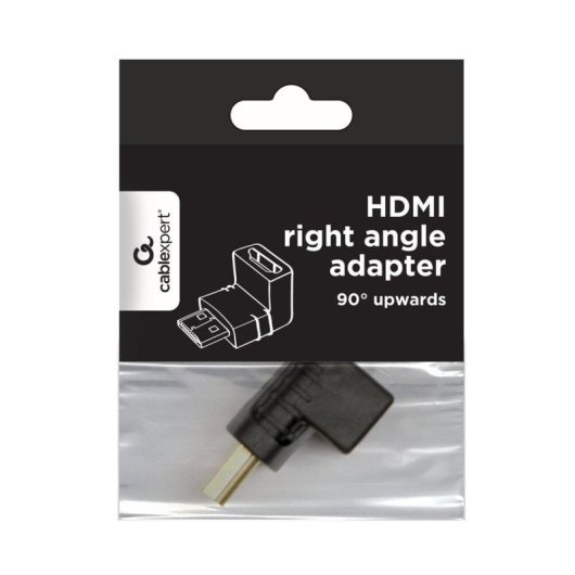 HDMI-Adapter Gembird A-HDMI90-FML Weiblich zu Männlich 90° Schwarz