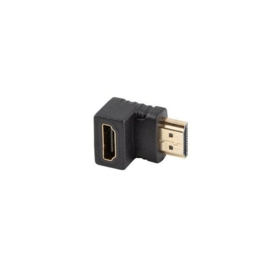 Adaptador HDMI Lanberg AD-HDMI-03 Hembra a Macho Angular Derecha Bolsa 1 pieza