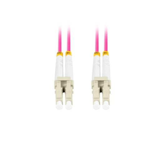 Lanberg FO-LULU-MD41-0050-VT Cabo Fibra Óptica OM4 5m LC a LC