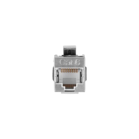 Acoplador RJ-45 Lanberg KSF6-3090 Hembra a Hembra Acero Inoxidable Plano