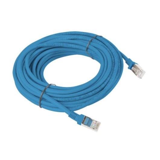 Cable de red Lanberg PCU6-10CC-1000-B 10m Cat6 U/UTP RJ-45 Azul