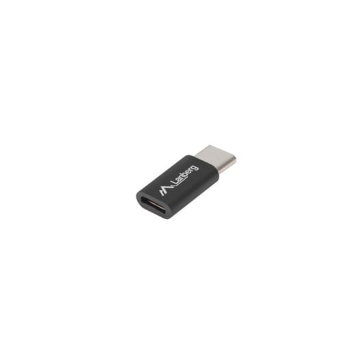 Câble Lanberg AD-UC-UM-02 USB C / Micro-USB 2.0 Type B Noir