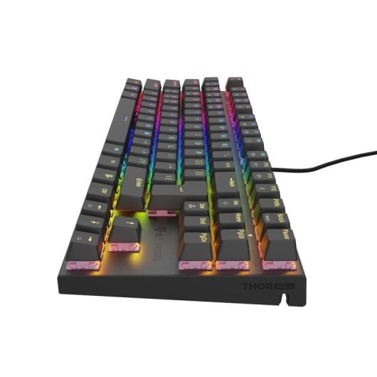 Teclado mecánico Genesis Thor 303 TKL Layout ES Hot Swap RGB Outemu Peach Silent