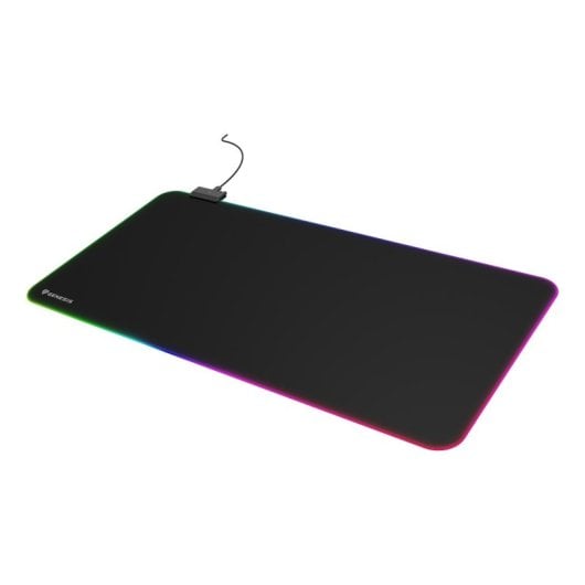 Alfombrilla de Ratón GENESIS Boron 500 XXL RGB Negro Monocromo Multicolor