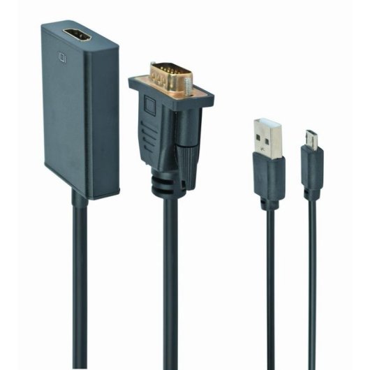 VGA zu HDMI Converter Gembird A-VGA-HDMI-01 0.15m USB Audio 1920x1080