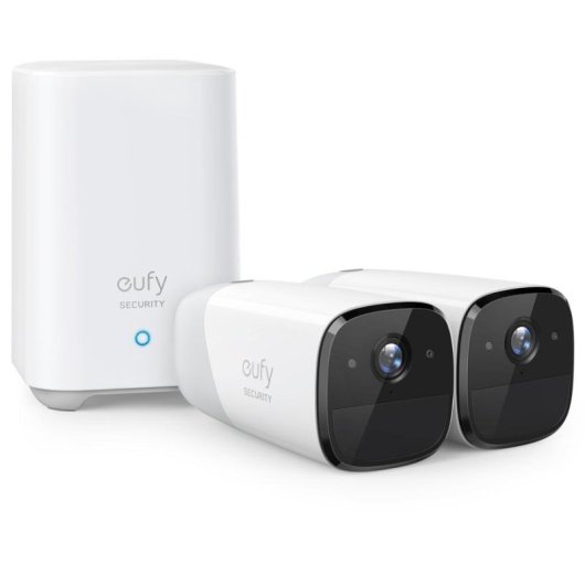 Cámara IP Eufy eufyCam 2 Pro 2K Visión Nocturna Interior y Exterior Audio Bidireccional