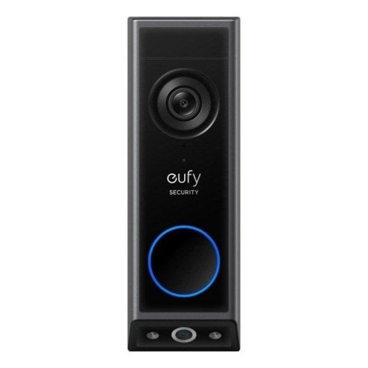 Videoportero Eufy Security E340 doble cámara 2K Full HD visión nocturna a color batería/AC FOV 160º negro almacenamiento