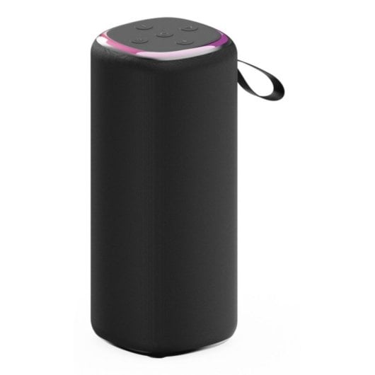 Altavoces Gembird Portátiles Bluetooth 10W con LED RGB, micrófono y radio FM