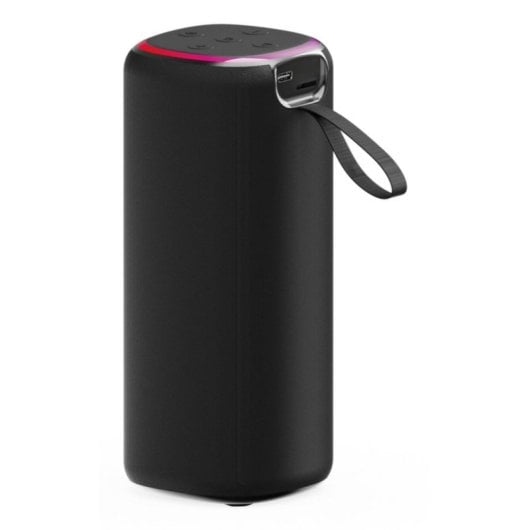 Altavoces Gembird Portátiles Bluetooth 10W con LED RGB, micrófono y radio FM