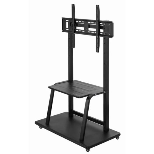 Soporte TV Gembird TVS-100F-01 de piso, acero, hasta 100", ruedas, 150kg, VESA máx 800x600mm