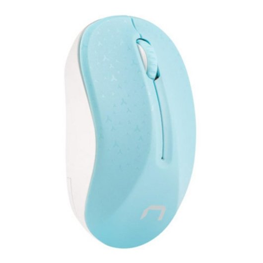Maus Natec NMY-1651 Bluetooth 1600 DPI Ambidextrisch Blau Weiß