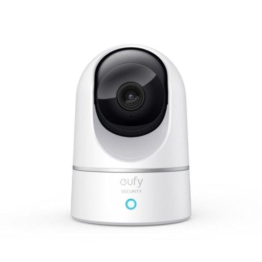 Câmera de vigilância Eufy Indoor CAM 2K Visão Noturna Interna Detecção IA Áudio Bidirecional Controle por Voz