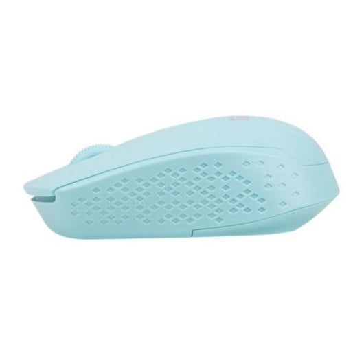 Ratón NATEC inalámbrico Bluetooth + USB 1600 DPI ambidiestro azul claro