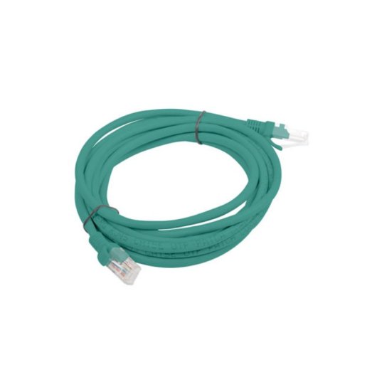 Cable de red Lanberg PCU6-10CC-0300-G Cat6 3m UTP RJ-45 Verde