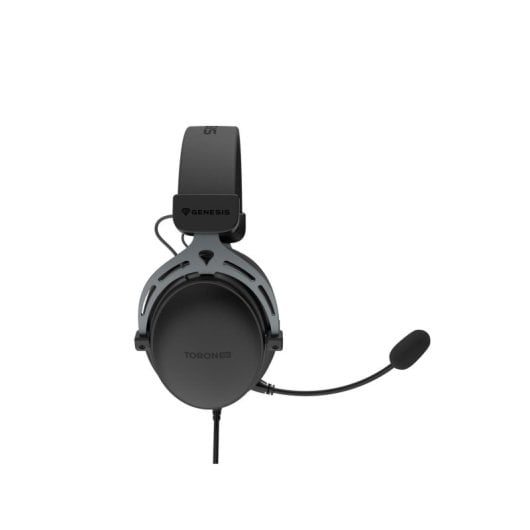 Auriculares Genesis con cable transductores 50mm micrófono desmontable negro