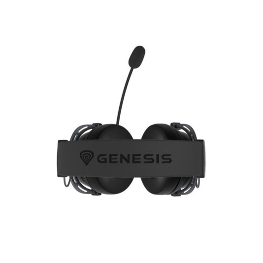 Auriculares Genesis con cable transductores 50mm micrófono desmontable negro