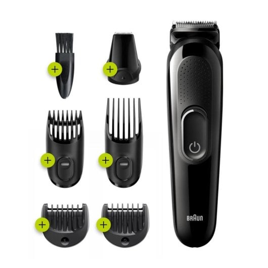 Recortadora Braun MGK3225, Batería integrada, Negro, 0,5 mm a 21 mm, 50 min autonomía