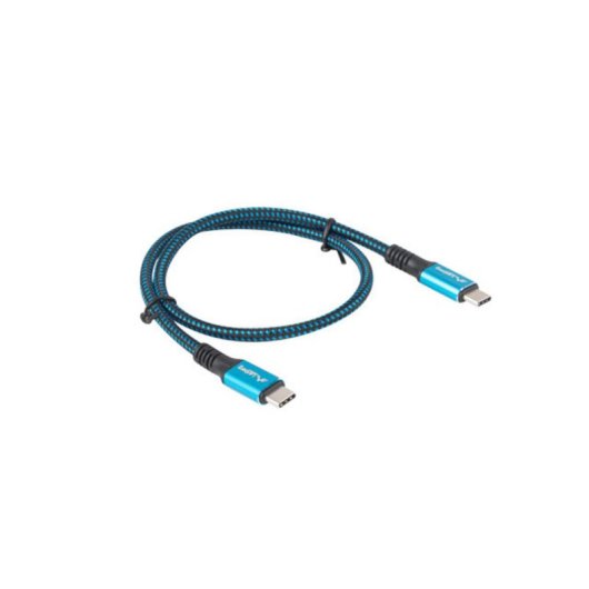 Cabo Lanberg USB4 Gen 2x2 0,5 m USB C para USB C 40 Gbit/s Preto Azul
