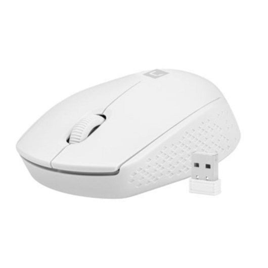 Ratón Natec Stork inalámbrico 1600 DPI Ambidestro Blanco