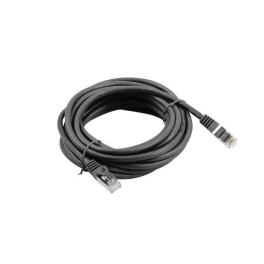Cabo de rede Lanberg PCF6-10CC-0500-BK 5m Cat6 F/UTP FTP RJ-45 Preto