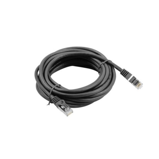 Cabo de rede Lanberg PCF6-10CC-0500-BK 5m Cat6 F/UTP FTP RJ-45 Preto